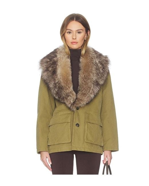 Nili Lotan Brown Ronay Parka