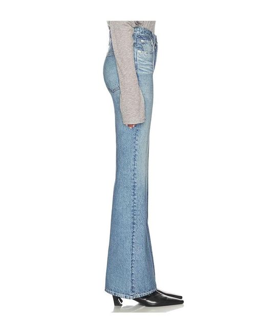 Rag & Bone Blue Rb Miramar Ponte Dahlia Full Length Jeans