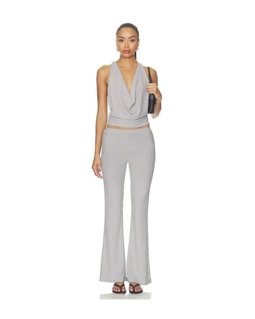 superdown White Libbie Bootcut Pant
