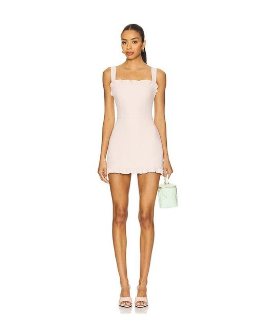 Amanda Uprichard White X Revolve Layana Skort Romper