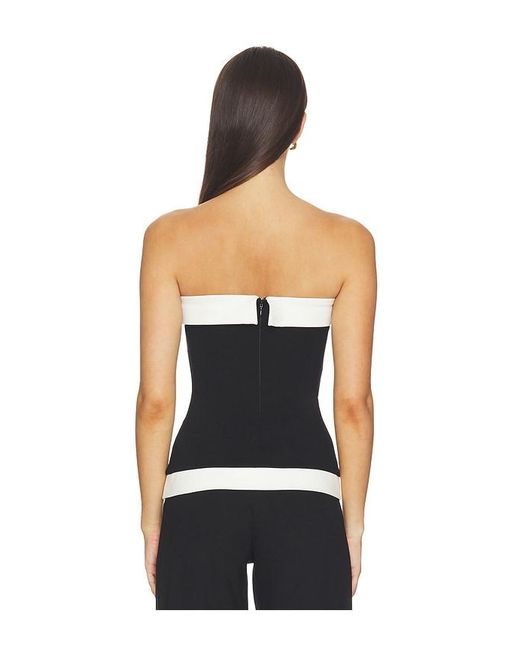 MAJORELLE Black Cecilia Top