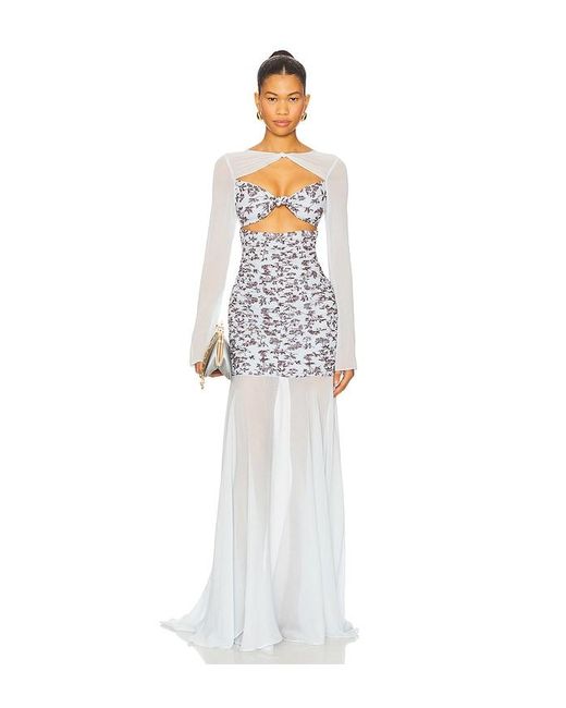 Sonya Moda White Fariha Gown