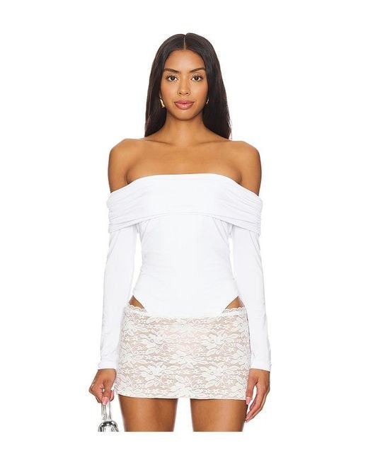 Nookie White Element Bodysuit