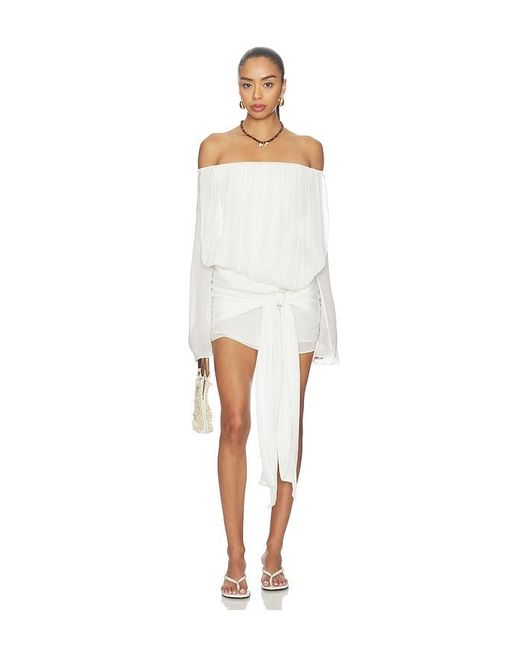 Benni White Bernie Mini Dress