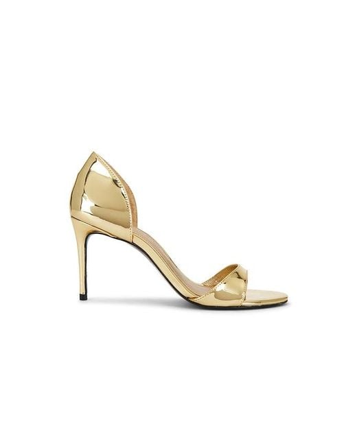 Black Suede Studio Metallic Vanity 80 Sandal