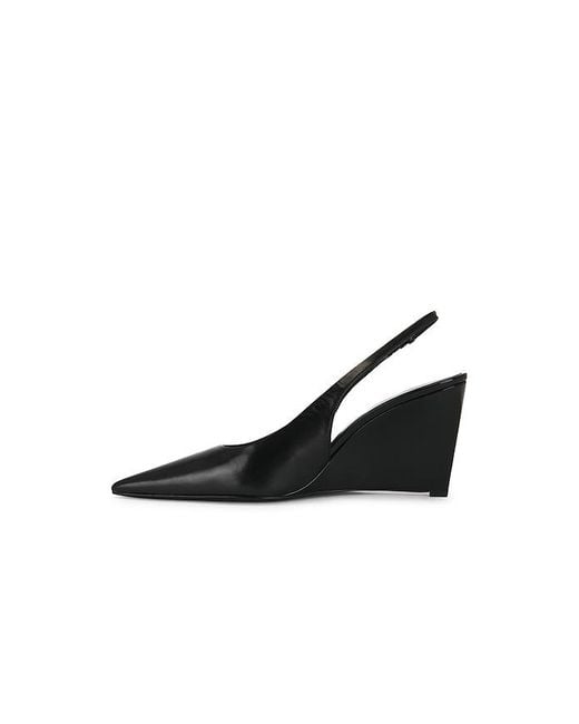 Tory Burch Black Gigi Slingback Wedge Pump