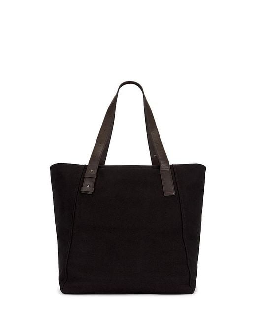 Vince Black Extra Large Canvas Tote for men