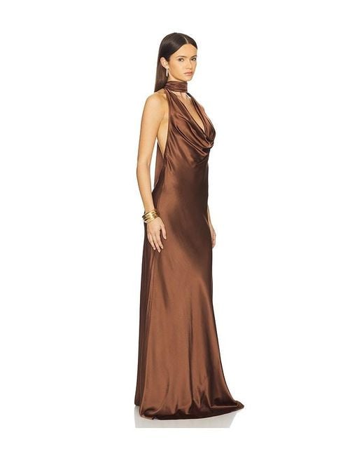 Stone Cold Fox Brown X Revolve Amelia Gown
