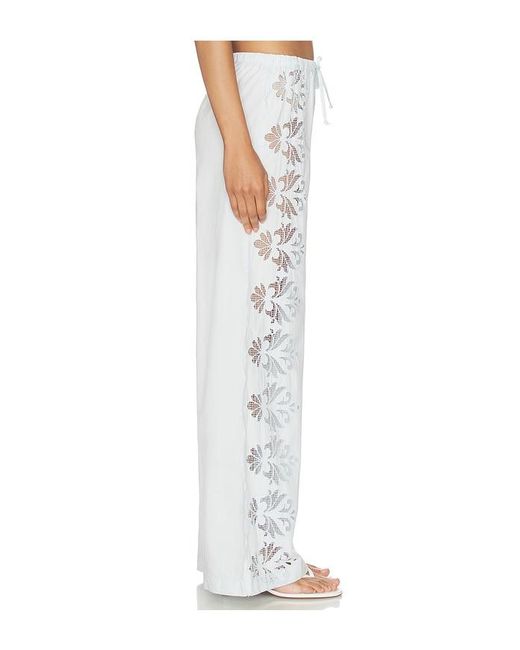 Lovers + Friends White Jolie Pant