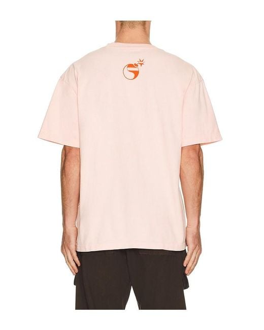 The Hundreds Orange X Free And Easy Rose T-Shirt for men
