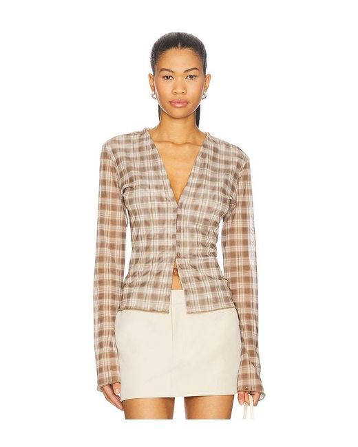 Jade Cropper Natural Long Sleeve Cardigan