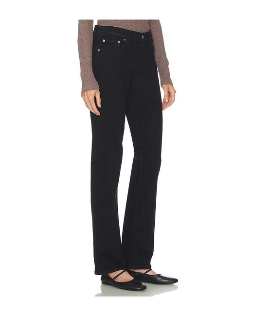 Agolde Black Low Rise Slim Jeans