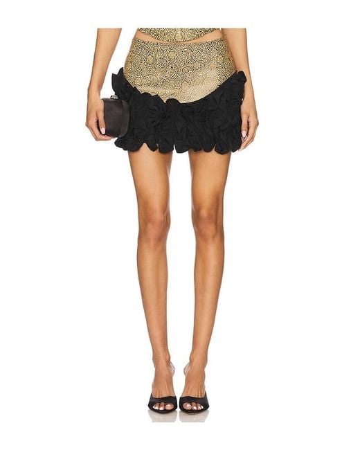 Kim Shui Black Marcela Combo Skirt