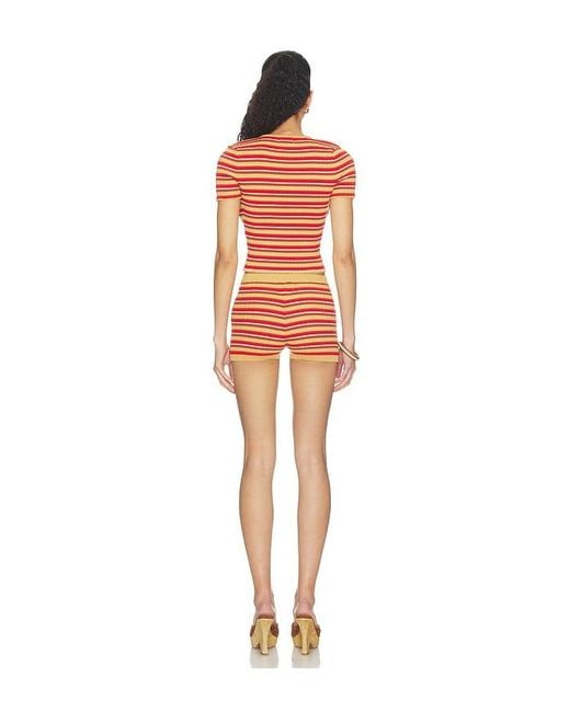 superdown Multicolor Rumera Knit Short Set