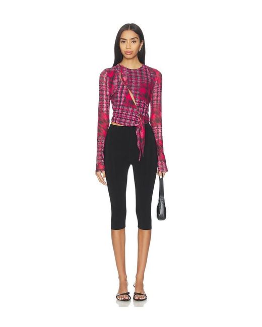 AFRM Red Chaya Top