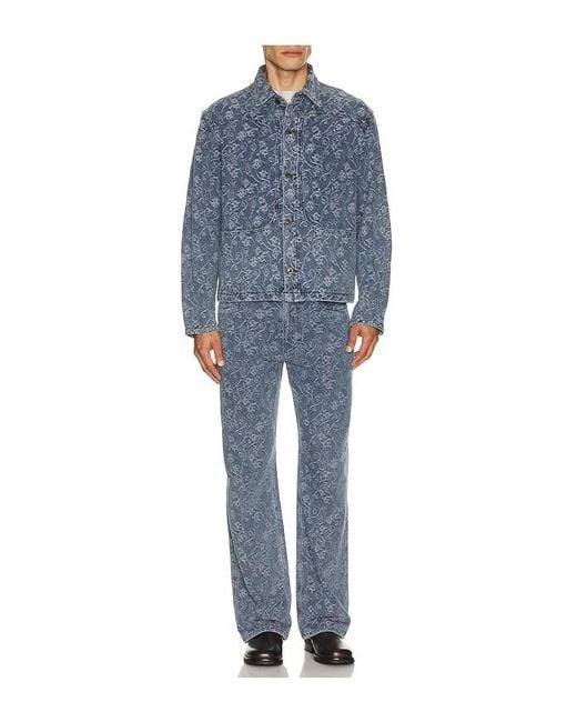 Honor The Gift Blue Washed 5 Pocket Pant for men