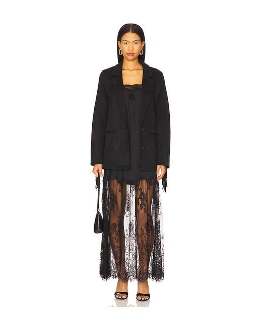 Show Me Your Mumu Black Sierra Fringe Jacket