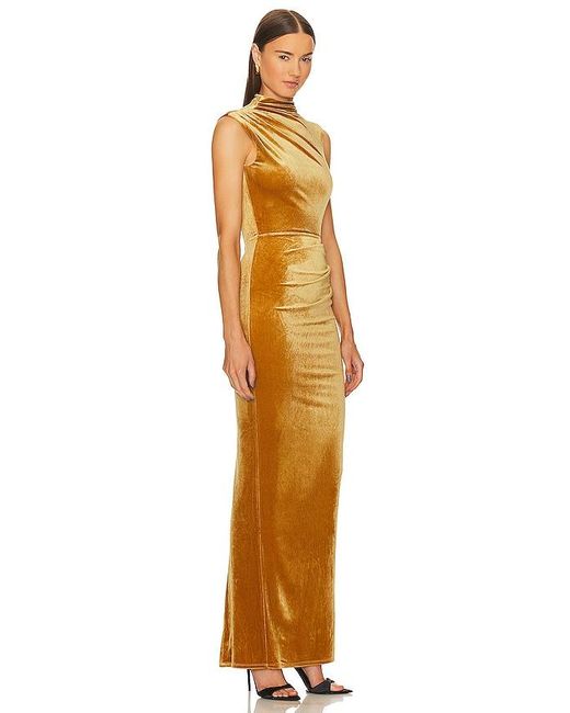 Michael Costello Metallic X Revolve Mott Maxi Dress