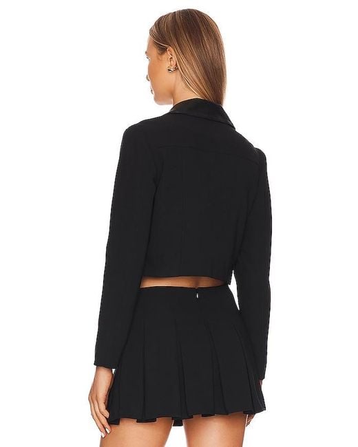 Amanda Uprichard Black Sanders Jacket
