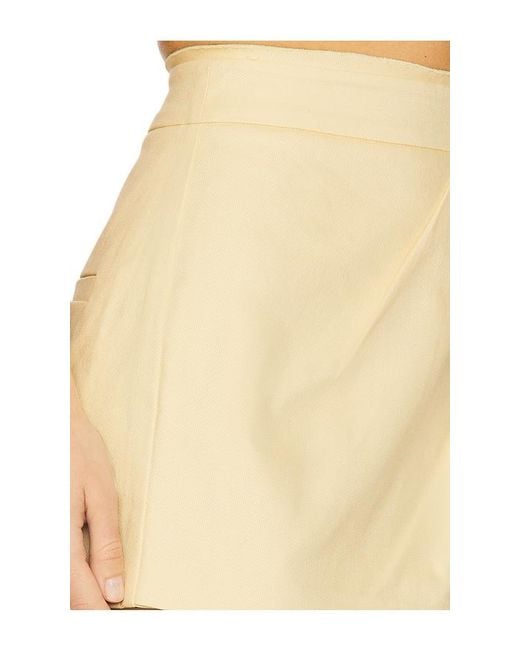 Cult Gaia White Lenore Skirt