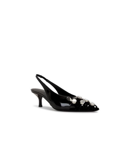The Attico Black Fiona 50Mm Slingback
