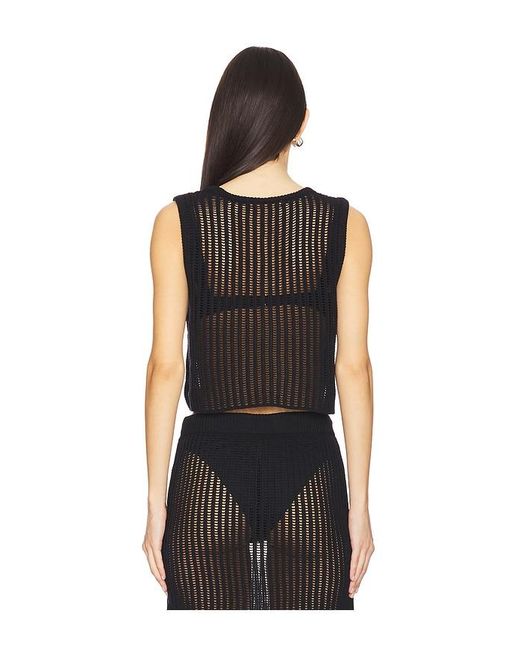 LSPACE Black Sander Top