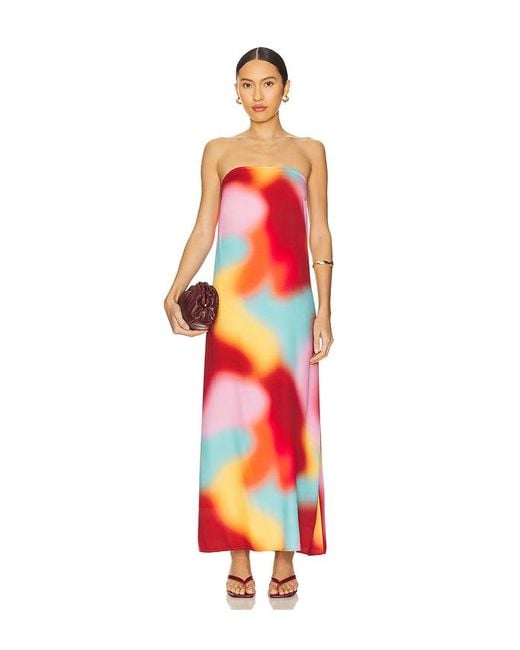 Vestido Ekana En Color Rojo Talla (También En M, S, Xl) LNA de color White