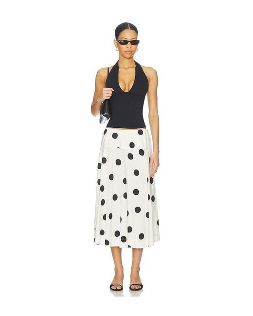 Free People Natural Betty Drop Waist Skirt