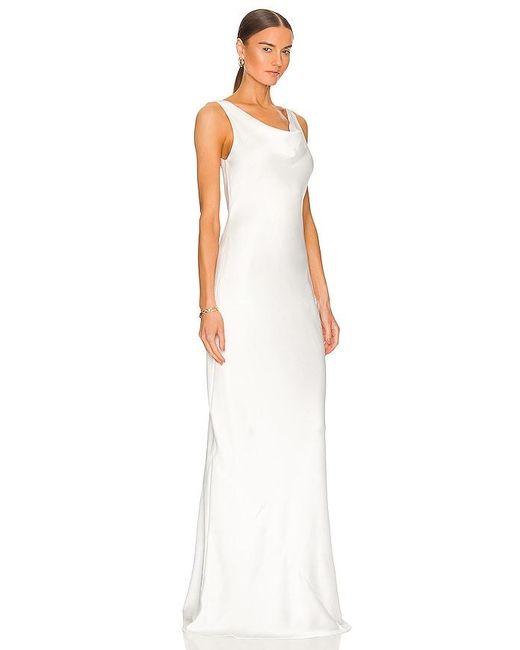 Norma Kamali White Maria Gown