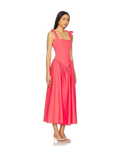 Peixoto Red Harlow Maxi Dress