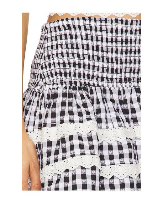 MAJORELLE Black Reece Mini Skirt