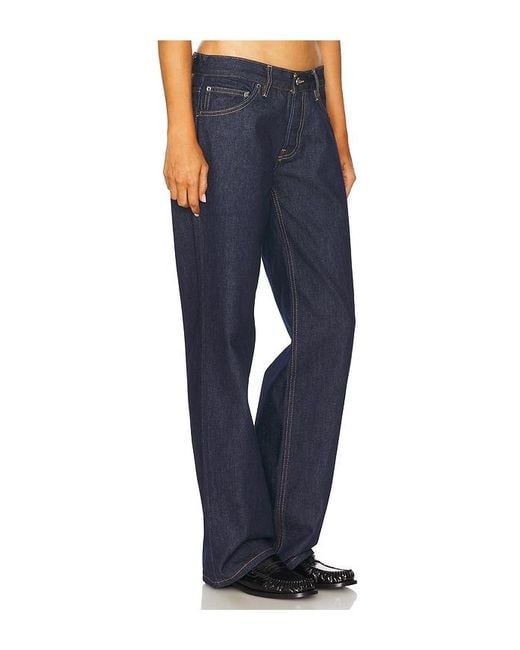 EB DENIM Blue Low Rise Baggy Jeans