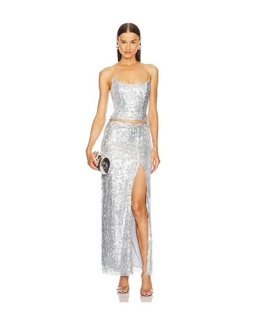 Michael Costello White X Revolve Seona Top