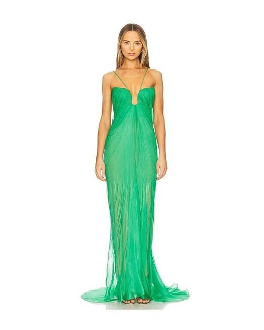 Maria Lucia Hohan Green Raisa Dress