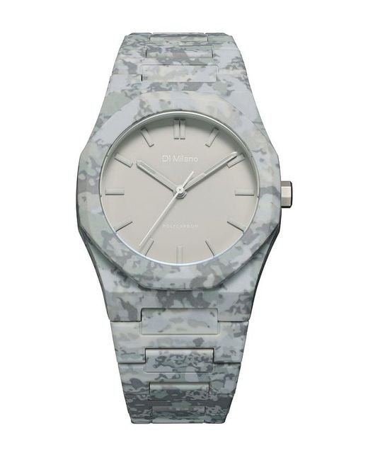 D1 Milano Gray Polycarbonate 40.5Mm Watch for men