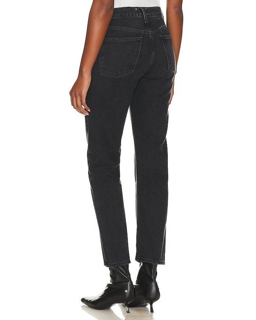 Agolde Black Parker Long Jeans