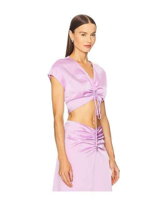 Et Ochs Pink Blake Top