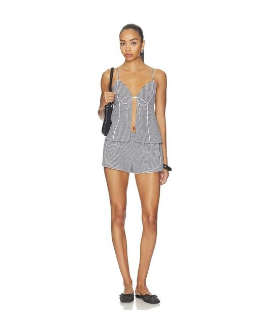 Solid & Striped Blue The Eleni Short