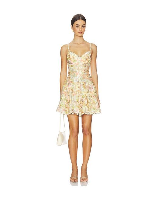 Astr Natural Tazia Mini Dress