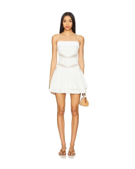 Free People White X Free-Est Bliss Beauty Mini Dress