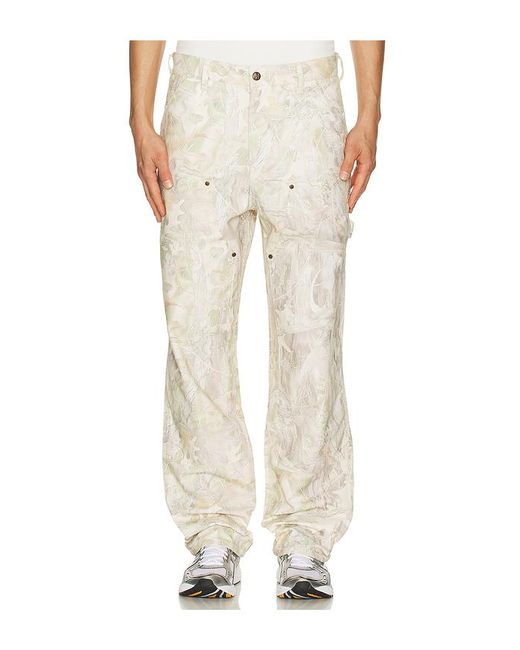 Market White Handyman Carpenter Pants for men