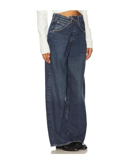 Agolde Blue Vana Wide Leg Jeans