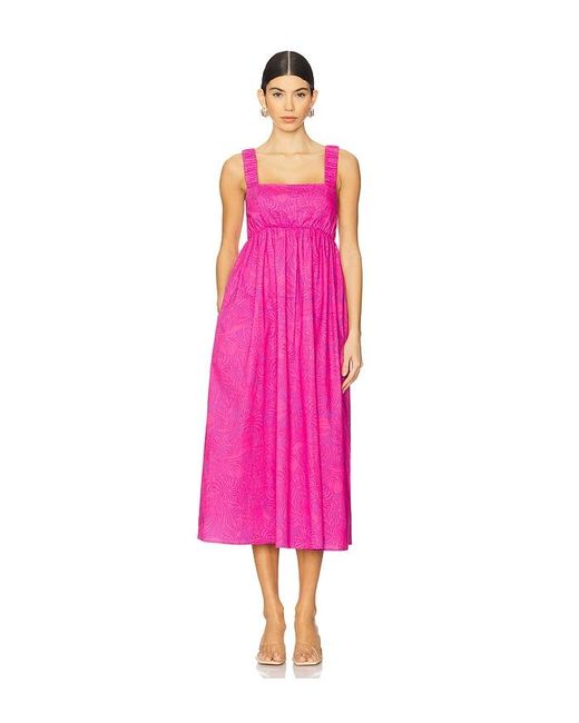 Show Me Your Mumu Pink Midi-Kleid Fling