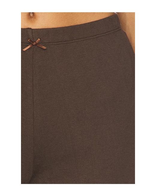 RAT BOI Brown Pointelle Pant