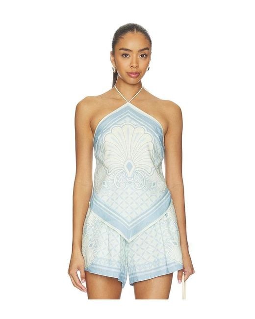 Shani Shemer White Rosa Top