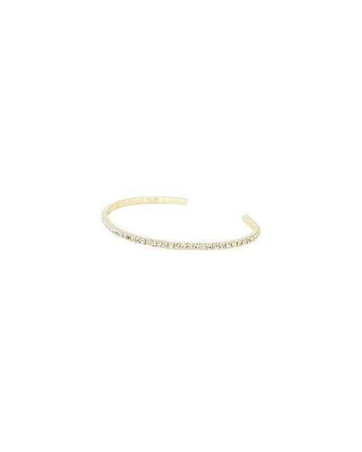 BaubleBar Black Pave Delicate Cuff Bracelet