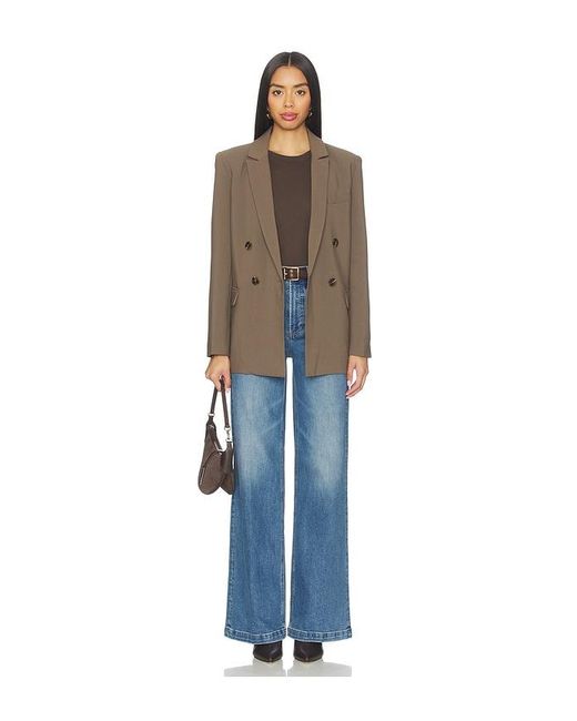 Pistola Blue Lana Petite High Rise Ultra Wide Leg Jeans