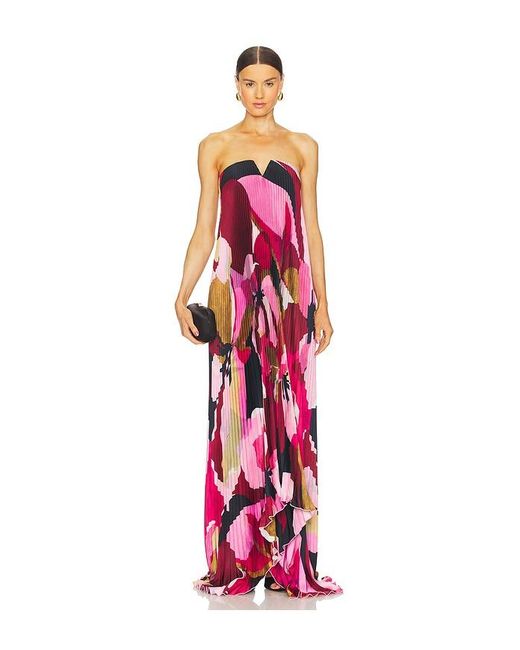 L'idée White X Revolve Tie Gown