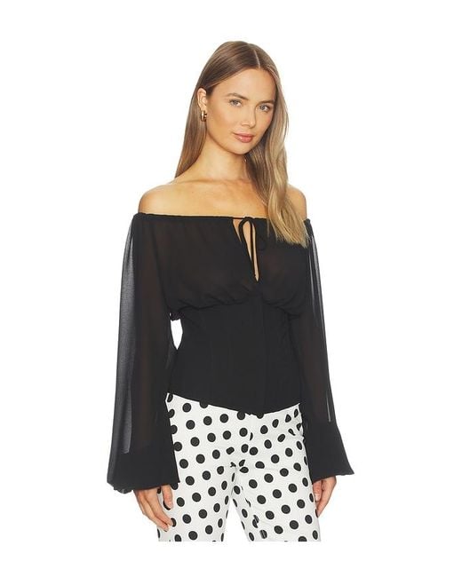Miaou Black Solene Top