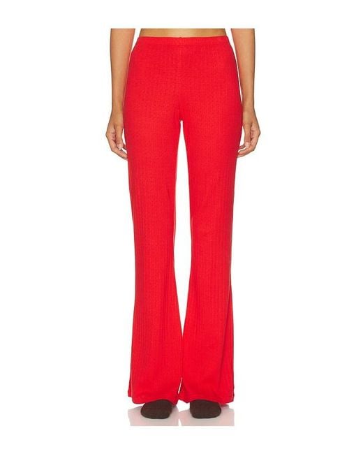 WellBeing + BeingWell Red Shaw Pant